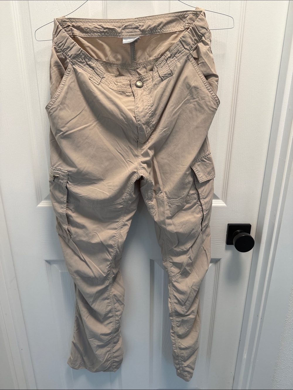 Men's Tan Cargo Pants with Multiple Pockets
